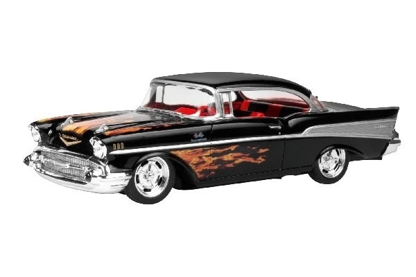 Revell 1957 Chevy Bel Air in de groep SPORT, VRIJE TIJD & HOBBY / Hobby / Kunststof modellen / Auto\'s bij TP E-commerce Nordic AB (A07956)