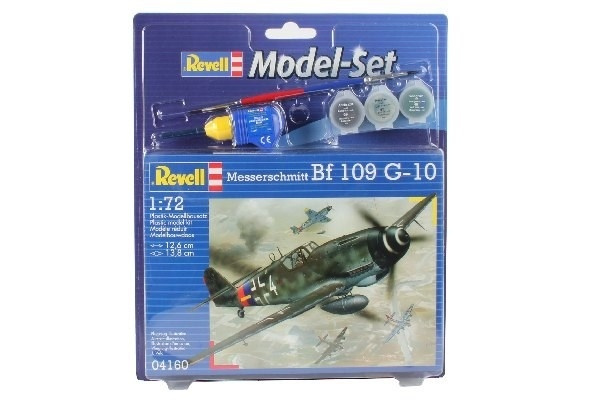 Revell Model Set Messerschmitt Bf-109 in de groep SPORT, VRIJE TIJD & HOBBY / Hobby / Kunststof modellen / Startpakketten/Cadeausets bij TP E-commerce Nordic AB (A08097)