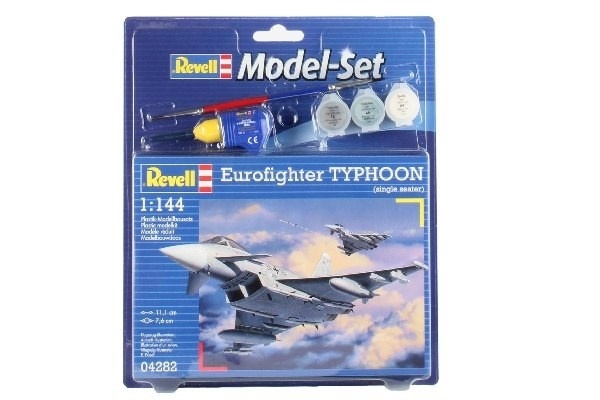 Revell Model Set Eurofighter Typhoon in de groep SPORT, VRIJE TIJD & HOBBY / Hobby / Kunststof modellen / Startpakketten/Cadeausets bij TP E-commerce Nordic AB (A08101)