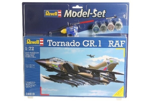Revell Model Set Tornado GR,1 RAF in de groep SPORT, VRIJE TIJD & HOBBY / Hobby / Kunststof modellen / Startpakketten/Cadeausets bij TP E-commerce Nordic AB (A08103)
