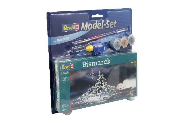 Revell Model Set Bismarck in de groep SPORT, VRIJE TIJD & HOBBY / Hobby / Kunststof modellen / Startpakketten/Cadeausets bij TP E-commerce Nordic AB (A08138)