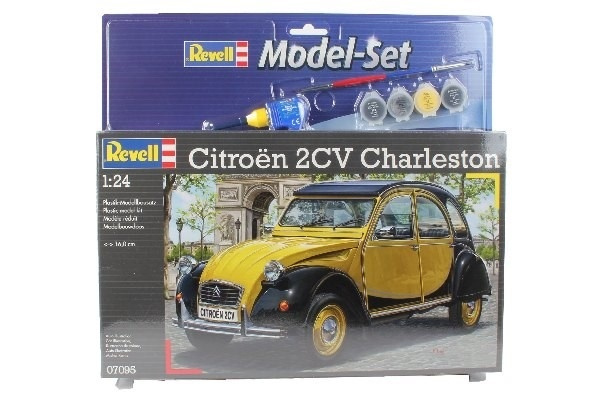 Revell Model Set Citroen 2CV in de groep SPORT, VRIJE TIJD & HOBBY / Hobby / Kunststof modellen / Startpakketten/Cadeausets bij TP E-commerce Nordic AB (A08175)