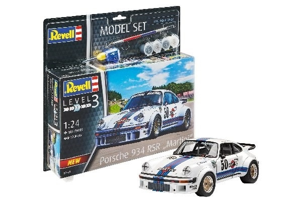 Revell Model Set Porsche 934 RSR\'Martin in de groep SPORT, VRIJE TIJD & HOBBY / Hobby / Kunststof modellen / Startpakketten/Cadeausets bij TP E-commerce Nordic AB (A08201)