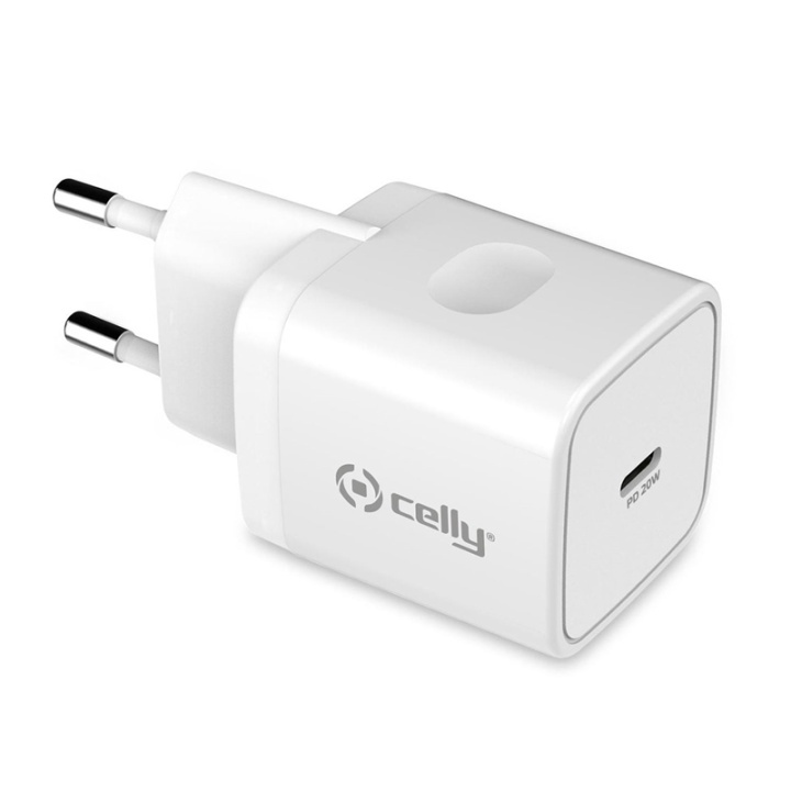 Celly USB-laddare USB-C PD 20W in de groep COMPUTERS & RANDAPPARATUUR / Computerkabels / USB / USB-C bij TP E-commerce Nordic AB (A08375)