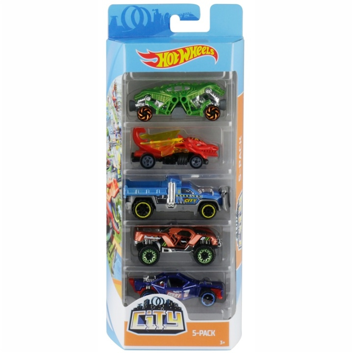 Hot Wheels 5-pack in de groep SPEELGOED, KINDER- & BABYPRODUCTEN / Speelgoed / Speelgoedauto\'s bij TP E-commerce Nordic AB (A08488)