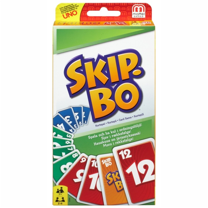 Mattel Games Skip-Bo Card Game in de groep SPEELGOED, KINDER- & BABYPRODUCTEN / Spelletje / Kinderspellen bij TP E-commerce Nordic AB (A08552)
