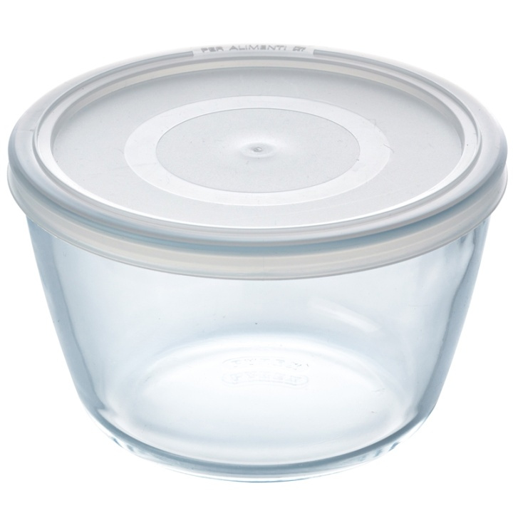 Pyrex Rund form med plastlock 12cm/0 in de groep HUISHOUDEN & TUIN / Keukengerei / Ovenschalen bij TP E-commerce Nordic AB (A08592)