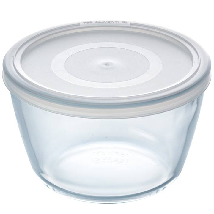 Pyrex Rund form med plastlock 16cm/1 in de groep HUISHOUDEN & TUIN / Keukengerei / Ovenschalen bij TP E-commerce Nordic AB (A08594)