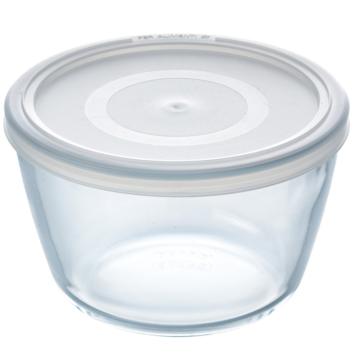 Pyrex Rund form med plastlock 16cm/1 in de groep HUISHOUDEN & TUIN / Keukengerei / Ovenschalen bij TP E-commerce Nordic AB (A08594)