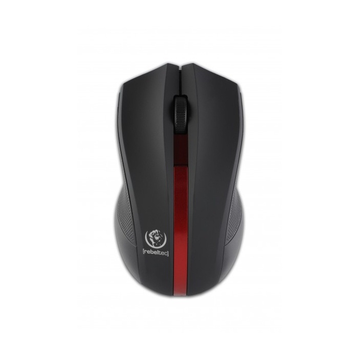 Rebeltec Galaxy Draadloze Optische Muis 1000 DPI, Rood/Zwart in de groep COMPUTERS & RANDAPPARATUUR / Muizen en toetsenborden / Muizen / Draadloos bij TP E-commerce Nordic AB (A08742)