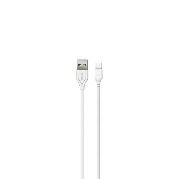 XO NB103 USB - microUSB-kabel (2,1A) 1m, Vit in de groep SMARTPHONE & TABLETS / Opladers & Kabels / Kabels / Kabels microUSB bij TP E-commerce Nordic AB (A08754)