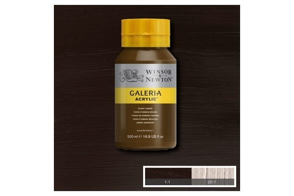 Galeria Acrylic 500Ml Burnt Umber 076 in de groep SPORT, VRIJE TIJD & HOBBY / Hobby / Schilderen & tekenen / Kunstenaarkleuren / Acryl bij TP E-commerce Nordic AB (A08782)