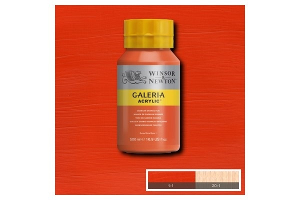 Galeria Acrylic 500Ml Cadmium Orange Hue 090 in de groep SPORT, VRIJE TIJD & HOBBY / Hobby / Schilderen & tekenen / Kunstenaarkleuren / Acryl bij TP E-commerce Nordic AB (A08784)