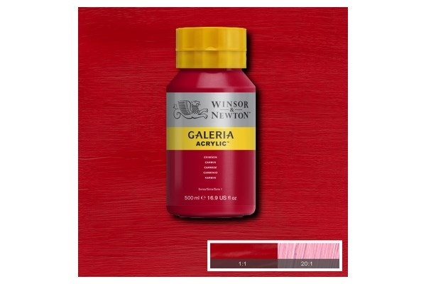 Galeria Acrylic 500Ml Crimson 203 in de groep SPORT, VRIJE TIJD & HOBBY / Hobby / Schilderen & tekenen / Kunstenaarkleuren / Acryl bij TP E-commerce Nordic AB (A08791)