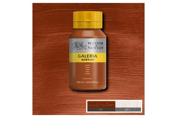 Galeria Acrylic 500Ml Copper 214 in de groep SPORT, VRIJE TIJD & HOBBY / Hobby / Schilderen & tekenen / Kunstenaarkleuren / Acryl bij TP E-commerce Nordic AB (A08792)