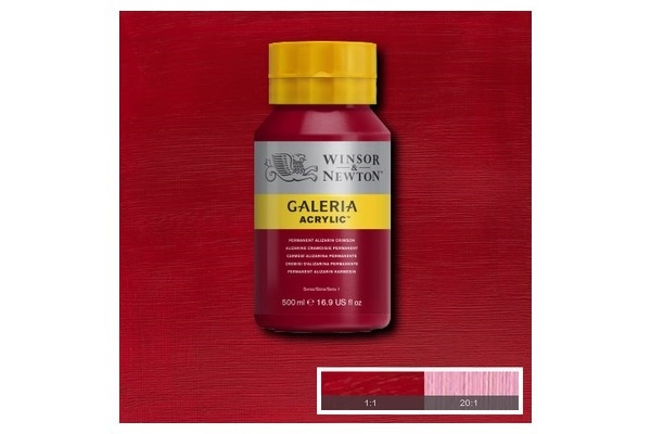 Galeria Acrylic 500Ml Perm Alizarin Crimson 466 in de groep SPORT, VRIJE TIJD & HOBBY / Hobby / Schilderen & tekenen / Kunstenaarkleuren / Acryl bij TP E-commerce Nordic AB (A08813)