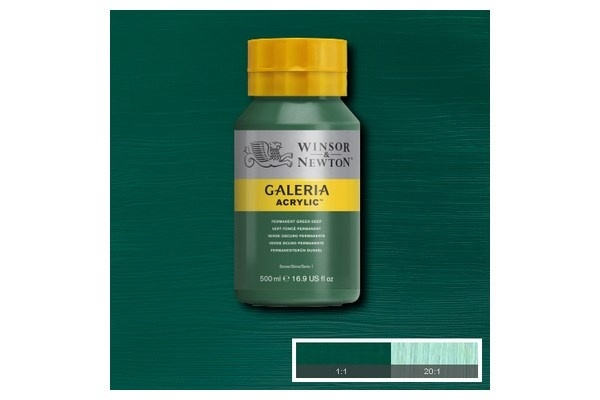 Galeria Acrylic 500Ml Perm Green Deep 482 in de groep SPORT, VRIJE TIJD & HOBBY / Hobby / Schilderen & tekenen / Kunstenaarkleuren / Acryl bij TP E-commerce Nordic AB (A08814)