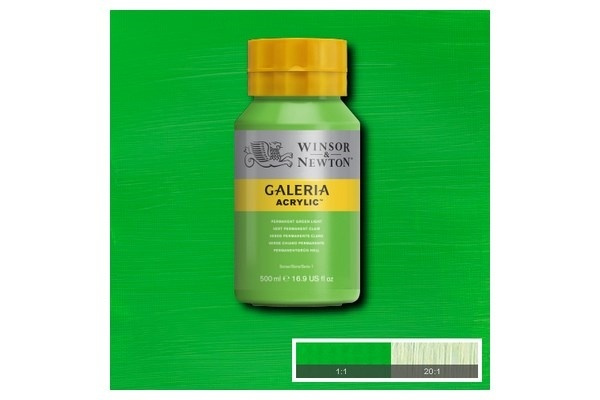 Galeria Acrylic 500Ml Perm Green Light 483 in de groep SPORT, VRIJE TIJD & HOBBY / Hobby / Schilderen & tekenen / Kunstenaarkleuren / Acryl bij TP E-commerce Nordic AB (A08815)