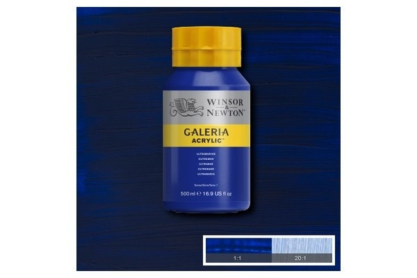 Galeria Acrylic 500Ml Ultramarine 660 in de groep SPORT, VRIJE TIJD & HOBBY / Hobby / Schilderen & tekenen / Kunstenaarkleuren / Acryl bij TP E-commerce Nordic AB (A08833)