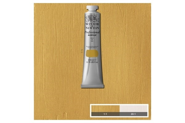 Prof Acrylic 200ML GOLD 283 in de groep SPORT, VRIJE TIJD & HOBBY / Hobby / Schilderen & tekenen / Kunstenaarkleuren / Acryl bij TP E-commerce Nordic AB (A08924)