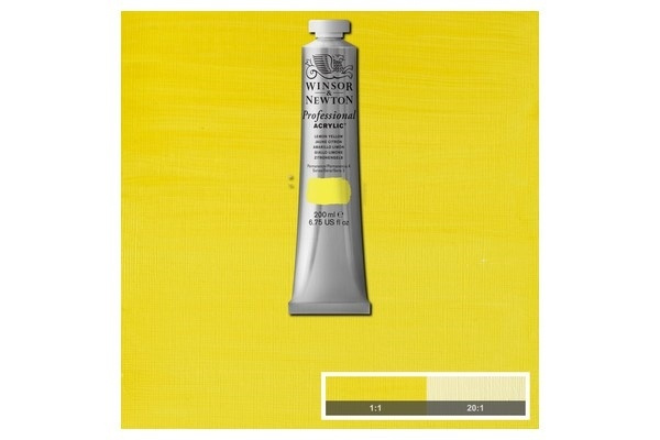 Prof Acrylic 200ML LEMON YELLOW 346 in de groep SPORT, VRIJE TIJD & HOBBY / Hobby / Schilderen & tekenen / Kunstenaarkleuren / Acryl bij TP E-commerce Nordic AB (A08943)