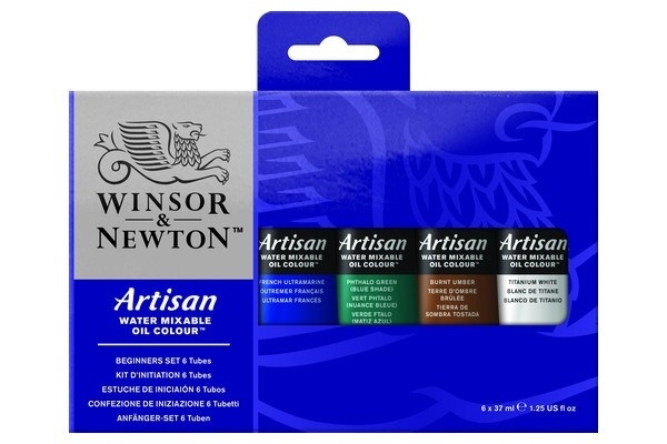 Artisan Water Mixable Oil Nybörjarset 6x37 ml in de groep SPORT, VRIJE TIJD & HOBBY / Hobby / Schilderen & tekenen / Kunstenaarkleuren / Olieverf bij TP E-commerce Nordic AB (A08957)