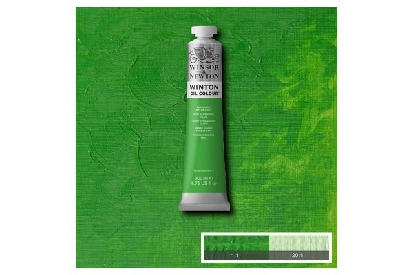 WINTON OIL COL 200 ml Perm green light (48) 483 in de groep SPORT, VRIJE TIJD & HOBBY / Hobby / Schilderen & tekenen / Kunstenaarkleuren / Olieverf bij TP E-commerce Nordic AB (A09038)