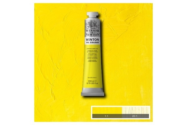 WINTON OIL COL 200 ml Cad lemon hue (07) 087 in de groep SPORT, VRIJE TIJD & HOBBY / Hobby / Schilderen & tekenen / Kunstenaarkleuren / Olieverf bij TP E-commerce Nordic AB (A09042)