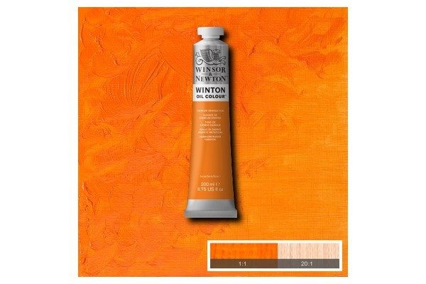 WINTON OIL COL 200 ml Cad orange hue (04) 090 in de groep SPORT, VRIJE TIJD & HOBBY / Hobby / Schilderen & tekenen / Kunstenaarkleuren / Olieverf bij TP E-commerce Nordic AB (A09047)