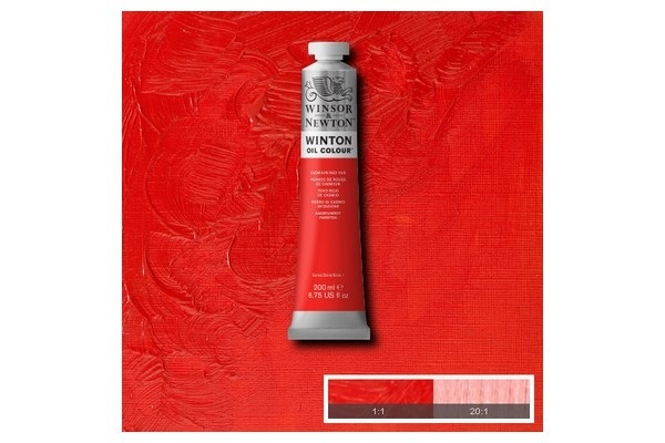 WINTON OIL COL 200 ml Cadmium red hue (05) 095 in de groep SPORT, VRIJE TIJD & HOBBY / Hobby / Schilderen & tekenen / Kunstenaarkleuren / Olieverf bij TP E-commerce Nordic AB (A09050)