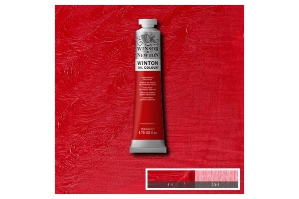 WINTON OIL COL 200 ml Cad red deep hue (06) 098 in de groep SPORT, VRIJE TIJD & HOBBY / Hobby / Schilderen & tekenen / Kunstenaarkleuren / Olieverf bij TP E-commerce Nordic AB (A09052)