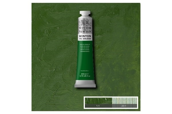 Winton Oil Col 200Ml (31) Oxide Of Chromium 459 in de groep SPORT, VRIJE TIJD & HOBBY / Hobby / Schilderen & tekenen / Kunstenaarkleuren / Olieverf bij TP E-commerce Nordic AB (A09055)