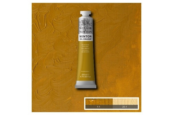 Winton Oil Col 200Ml (44) Yellow Ochre 744 in de groep SPORT, VRIJE TIJD & HOBBY / Hobby / Schilderen & tekenen / Kunstenaarkleuren / Olieverf bij TP E-commerce Nordic AB (A09059)