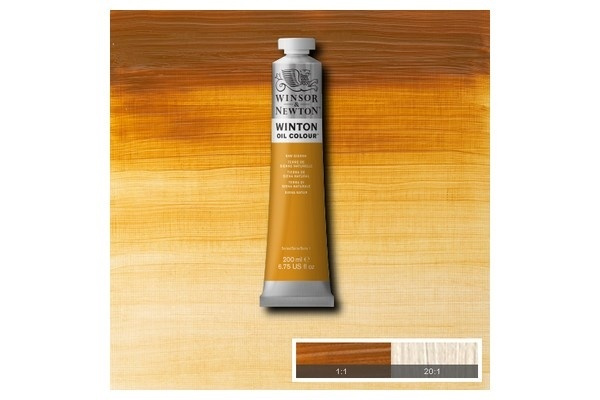 Winton Oil Col 200Ml (34) Raw Sienna 552 in de groep SPORT, VRIJE TIJD & HOBBY / Hobby / Schilderen & tekenen / Kunstenaarkleuren / Olieverf bij TP E-commerce Nordic AB (A09060)