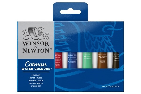 Cotman Water Color Tubset 6x8 ml in de groep SPORT, VRIJE TIJD & HOBBY / Hobby / Schilderen & tekenen / Kunstenaarkleuren / Aquarelkleuren bij TP E-commerce Nordic AB (A09094)