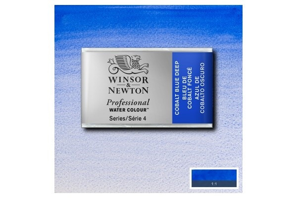 Prof Water Colour Pan/W Cobalt Blue Deep 180 in de groep SPORT, VRIJE TIJD & HOBBY / Hobby / Schilderen & tekenen / Kunstenaarkleuren / Aquarelkleuren bij TP E-commerce Nordic AB (A09113)