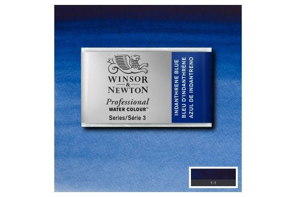 Prof Water Colour Pan/W Indianthrene Blue 321 in de groep SPORT, VRIJE TIJD & HOBBY / Hobby / Schilderen & tekenen / Kunstenaarkleuren / Aquarelkleuren bij TP E-commerce Nordic AB (A09123)