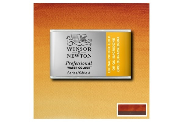Prof Water Colour Pan/W Quinac Gold 547 in de groep SPORT, VRIJE TIJD & HOBBY / Hobby / Schilderen & tekenen / Kunstenaarkleuren / Aquarelkleuren bij TP E-commerce Nordic AB (A09144)