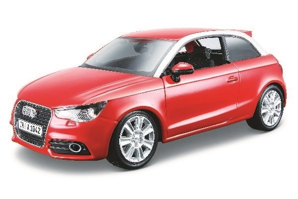 Audi A1 1:24 metallic red in de groep SPEELGOED, KINDER- & BABYPRODUCTEN / Speelgoed / Speelgoedauto\'s bij TP E-commerce Nordic AB (A09225)