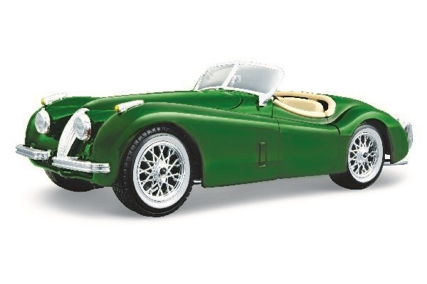 Jaguar XK 120 Roadster (1951) 1:24 dark green in de groep SPEELGOED, KINDER- & BABYPRODUCTEN / Speelgoed / Speelgoedauto\'s bij TP E-commerce Nordic AB (A09230)