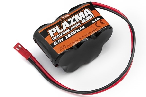 Plazma 6.0V 1600mAh NiMH Receiver Battery Pack in de groep SPEELGOED, KINDER- & BABYPRODUCTEN / Op afstand bestuurbaar / RC-batterijen / NiMH / 6,0V bij TP E-commerce Nordic AB (A09494)