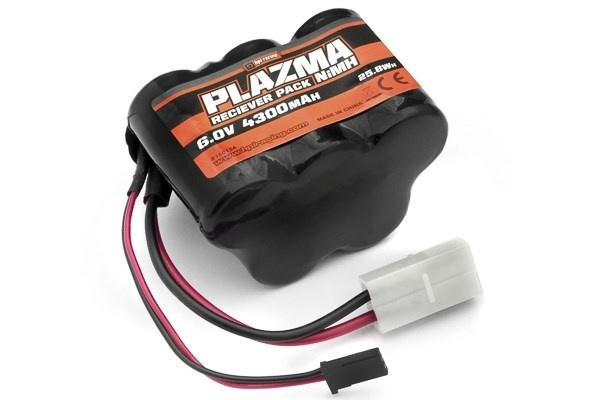 Plazma 6.0V 4300mAh NiMH Baja Receiver Battery in de groep SPEELGOED, KINDER- & BABYPRODUCTEN / Op afstand bestuurbaar / RC-batterijen / NiMH / 6,0V bij TP E-commerce Nordic AB (A09495)