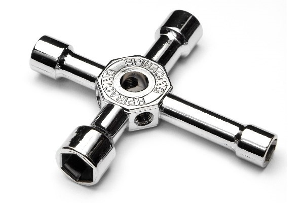 4 Way Glow Plug Wrench (Small) in de groep SPEELGOED, KINDER- & BABYPRODUCTEN / Op afstand bestuurbaar / RC-tools bij TP E-commerce Nordic AB (A09536)