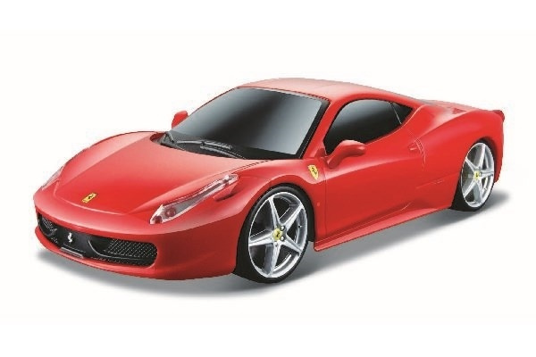 Ferrari 458 Italia 1:24 Mörkröd med Motorljud in de groep SPEELGOED, KINDER- & BABYPRODUCTEN / Speelgoed / Speelgoedauto\'s bij TP E-commerce Nordic AB (A09605)