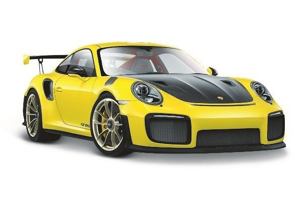 Porsche 911 GTS R2 1:24 Gul in de groep SPEELGOED, KINDER- & BABYPRODUCTEN / Speelgoed / Speelgoedauto\'s bij TP E-commerce Nordic AB (A09683)