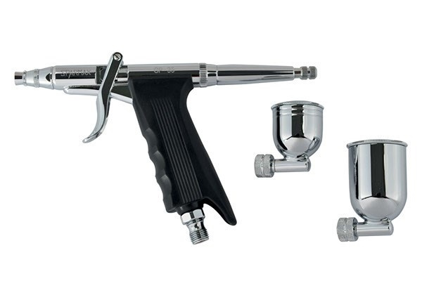 Spray Gun GP-35 0,35mm cup size 7ml+15ml metal cup in de groep SPORT, VRIJE TIJD & HOBBY / Hobby / Airbrush / Spuitpistolen bij TP E-commerce Nordic AB (A09706)