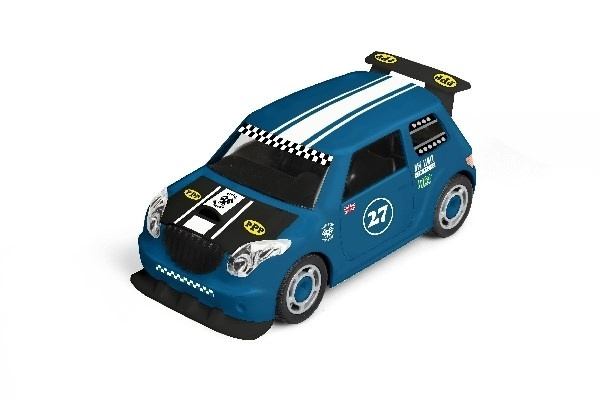 1:20 JUNIOR KIT Pull Back Rallye Car, Blå in de groep SPEELGOED, KINDER- & BABYPRODUCTEN / Speelgoed / Speelgoedauto\'s bij TP E-commerce Nordic AB (A10098)