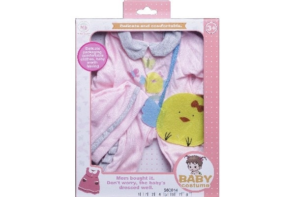 Sparkdräkt med hatt och väska till Miller Baby dockor in de groep SPEELGOED, KINDER- & BABYPRODUCTEN / Speelgoed / Docks & Accessoires bij TP E-commerce Nordic AB (A10128)