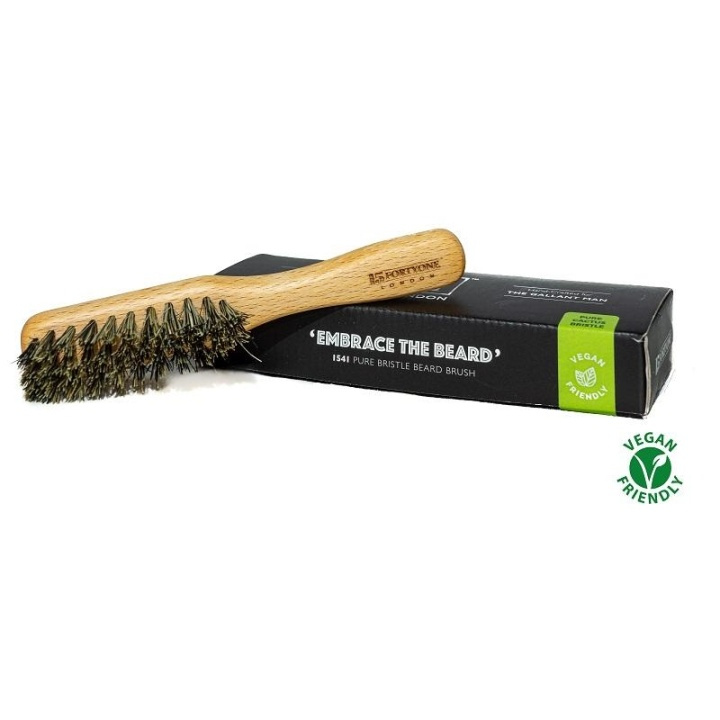 1541 London Vegan Brush With Handle in de groep BEAUTY & HEALTH / Haar & Styling / Scheren & Trimmen / Baardkammen & Scheerborstels bij TP E-commerce Nordic AB (A10192)