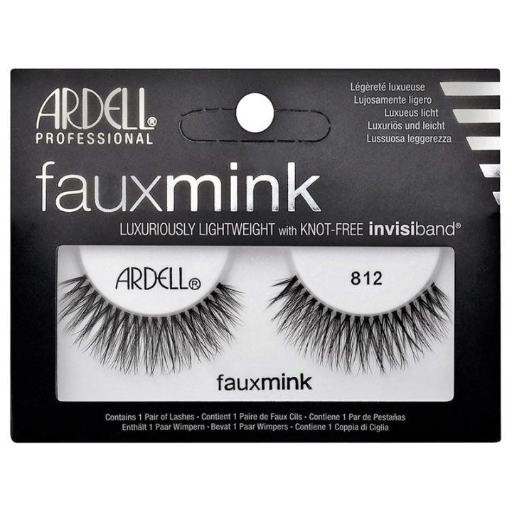 Ardell Faux Mink 812 in de groep BEAUTY & HEALTH / Makeup / Ogen & Wenkbrauwen / Nepwimpers bij TP E-commerce Nordic AB (A10266)